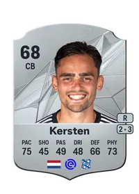 Sam Kersten Rare 68 Overall Rating