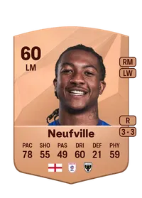 Josh Neufville Common 60 Overall Rating