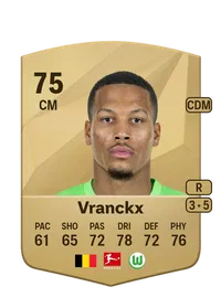 Aster Vranckx Common 75 Overall Rating