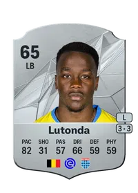 Thierry Lutonda Rare 65 Overall Rating