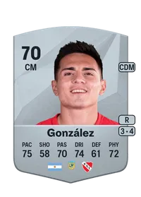 Lucas González Common 70 Overall Rating