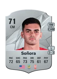 Alan Soñora Rare 71 Overall Rating