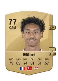 Enzo Millot Common 77 Overall Rating