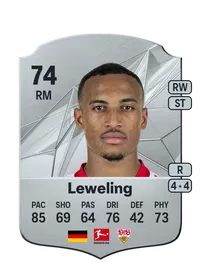 Jamie Leweling Rare 74 Overall Rating