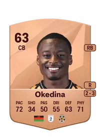 Jubril Okedina Common 63 Overall Rating