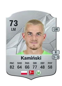 Jakub Kamiński Rare 73 Overall Rating