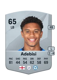 Rio Adebisi Common 65 Overall Rating