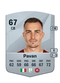 Nicola Pavan Common 67 Overall Rating