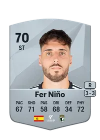 Fer Niño Common 70 Overall Rating