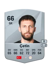 Tarık Çetin Common 66 Overall Rating