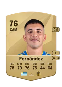 Leonardo Fernández Common 76 Overall Rating