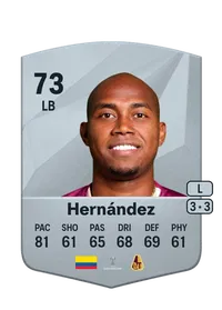 Junior Hernández Common 73 Overall Rating