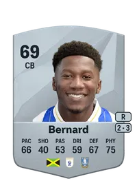 Di'Shon Bernard Common 69 Overall Rating