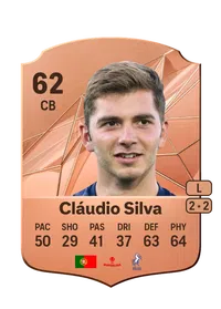 Cláudio Silva Rare 62 Overall Rating