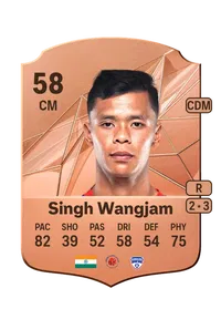 Suresh Singh Wangjam Rare 58 Overall Rating