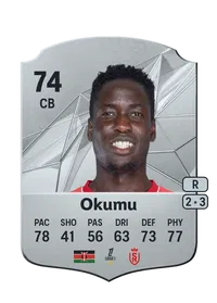 Joseph Okumu Rare 74 Overall Rating