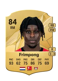 Jeremie Frimpong Rare 84 Overall Rating