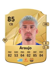 Ronald Araujo Rare 85 Overall Rating