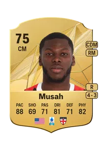 Yunus Musah Rare 75 Overall Rating