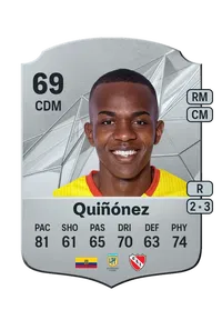 Jhonny Quiñónez Rare 69 Overall Rating