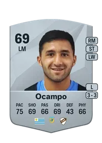 Agustín Ocampo Common 69 Overall Rating