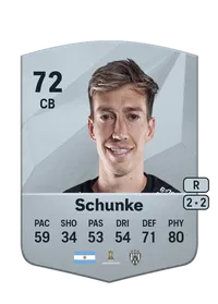 Richard Schunke Common 72 Overall Rating