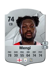 Teden Mengi Rare 74 Overall Rating