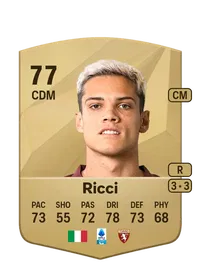 Samuele Ricci Common 77 Overall Rating