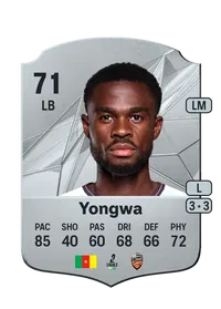 Darlin Yongwa Rare 71 Overall Rating