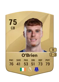 Jake O'Brien Common 75 Overall Rating