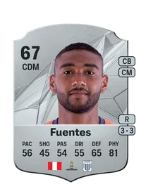 Aldair Fuentes Rare 67 Overall Rating