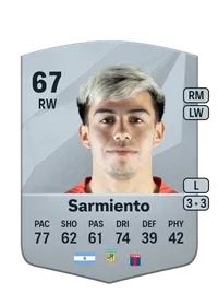 Darío Sarmiento Common 67 Overall Rating