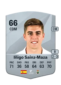 Íñigo Sainz-Maza Common 66 Overall Rating