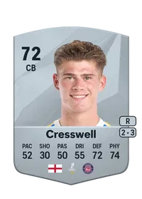 Charlie Cresswell Common 72 Overall Rating