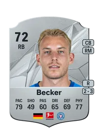 Timo Becker Rare 72 Overall Rating