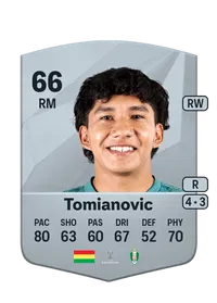 Mirko Tomianovic Common 66 Overall Rating