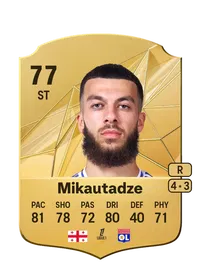 Georges Mikautadze Rare 77 Overall Rating