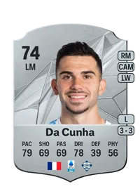 Lucas Da Cunha Rare 74 Overall Rating