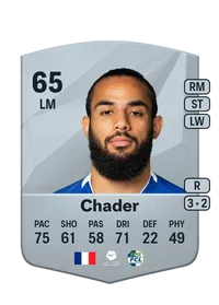 Sofyan Chader Common 65 Overall Rating