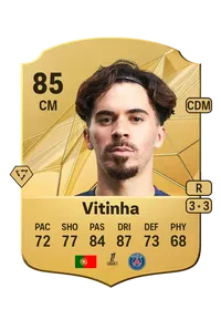 Vitinha Rare 85 Overall Rating