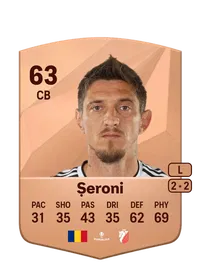 Alin Șeroni Common 63 Overall Rating