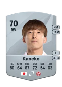 Takuro Kaneko Common 70 Overall Rating