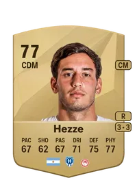 Santiago Hezze Common 77 Overall Rating