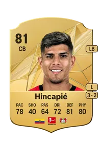 Piero Hincapié Rare 81 Overall Rating