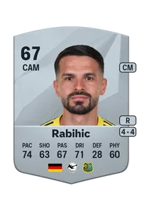 Kasim Rabihic Common 67 Overall Rating