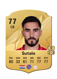 Josip Šutalo Rare 77 Overall Rating