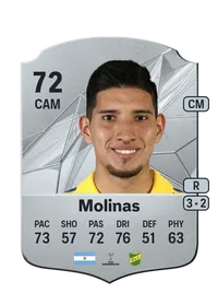 Aaron Molinas Rare 72 Overall Rating