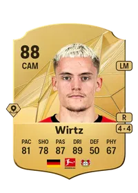 Florian Wirtz Rare 88 Overall Rating