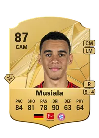 Jamal Musiala Rare 87 Overall Rating