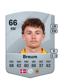 Jakob Breum Common 66 Overall Rating